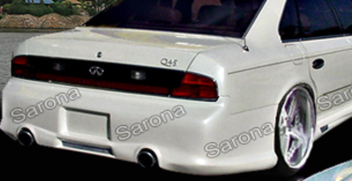 Custom Infiniti Q45  Sedan Rear Bumper (1994 - 1996) - $520.00 (Part #IF-006-RB)